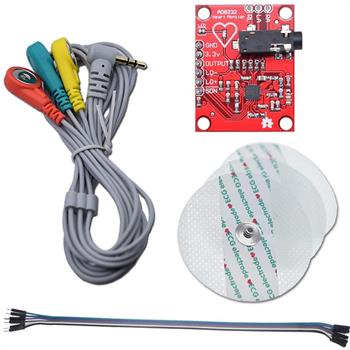 AD8232-ECG ماژول الکتروکاردیوگرافی و پراب