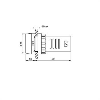 AD16-22SM چراغ سیگنال بازردار