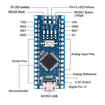 Arduino Nano CH340 MICRO USB