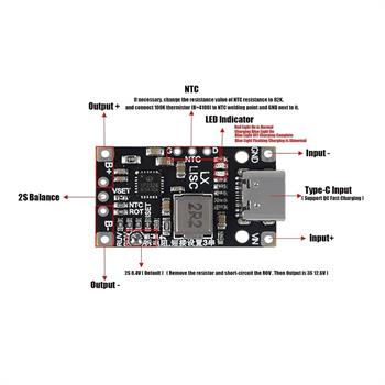 3Cell 4A-Type C ماژول شارژ باتری با بالانسر