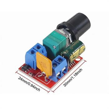 DC ماژول کنترل دور موتور 5 آمپری 