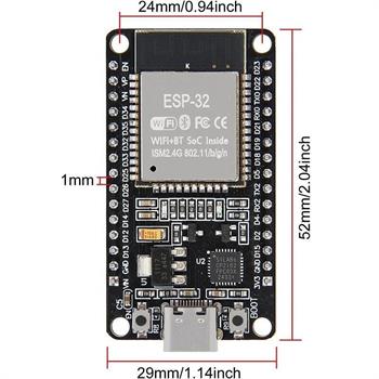 ESP32-WROOM-30PIN-Type C ماژول