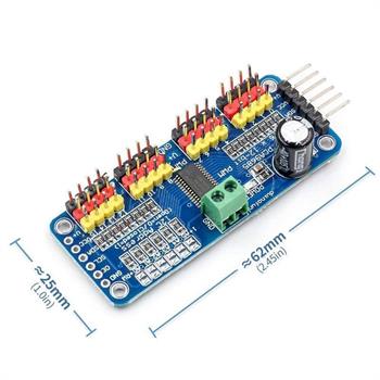 I2C با رابط PWM/Servo PCA9685 ماژول درایور 16 کانال