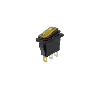 KCD3-102N 3Pin کلید راکر باریک چراغدار دو حالته ضد آب