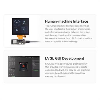 LCD & Camera Driver + ESP32-S3-WROOM-1 ماژول
