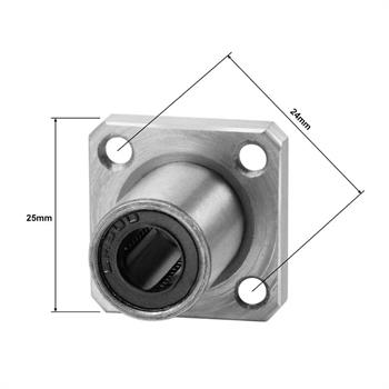 LMK8UU 8mm بلبرینگ خطی فلنج دار قطر 