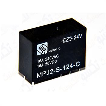 MEISHUO 24V-16A 8PIN رله کتابی