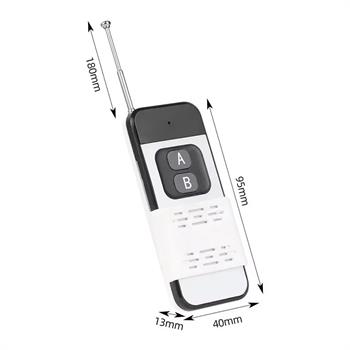 433MH ریموت کنترل 2 کانال روکش دار