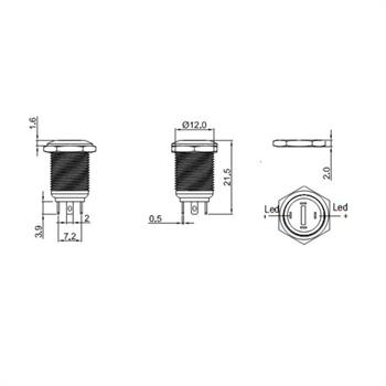 MPB12-R4P شستی ریستی