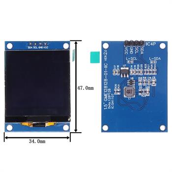 OLED 1.5inch 128x128 نمایشگر