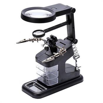 TE-803 گیره مونتاژ ذره بین دار با پایه هویه