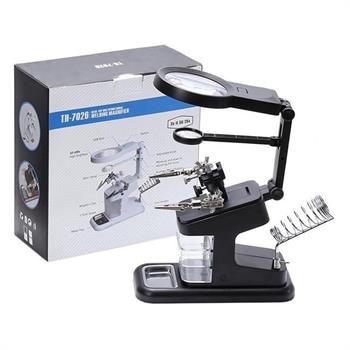 TE-803 گیره مونتاژ ذره بین دار با پایه هویه