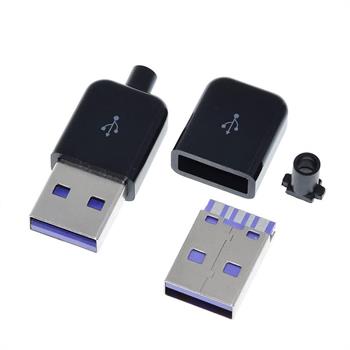 Type A 6PIN نری سرکابلی USB پورت