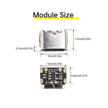 Type C Mini ماژول شارژ و محافظ شارژ باتری