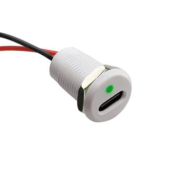 Type C پورت پنلی گرد شارژردار