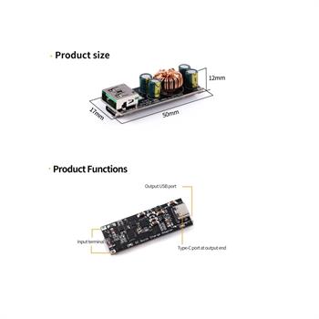 USB/Type Cبا خروجی QC4.0/QC4+ ماژول فست شارژ