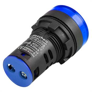 220V لامپ سیگنال تابلویی آبی