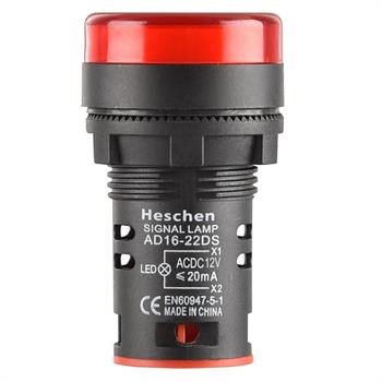 220V لامپ سیگنال تابلویی قرمز