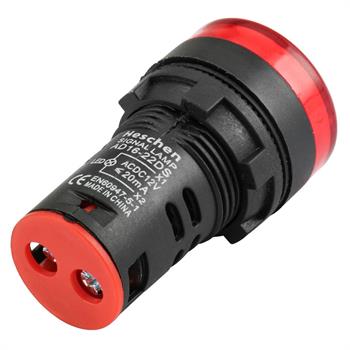 220V لامپ سیگنال تابلویی قرمز