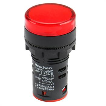 220V لامپ سیگنال تابلویی قرمز