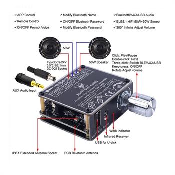 2X50W ماژول آمپلی فایر بلوتوثی