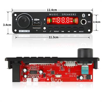 2X25W پنلی با ولوم و میکروفن  MP3 Player 