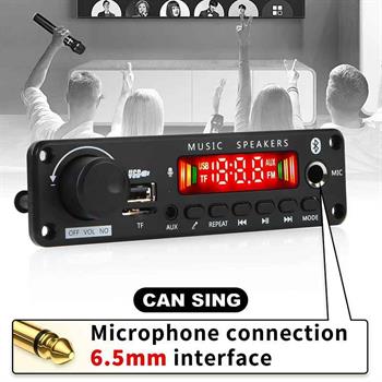 2X25W پنلی با ولوم و میکروفن  MP3 Player 