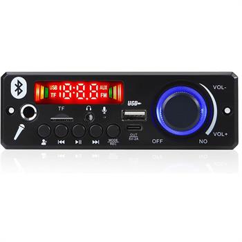 2X80W پنلی با ولوم و میکروفن  MP3 Player 