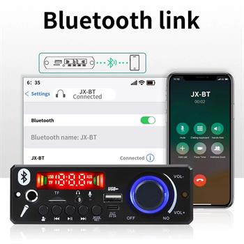 2X80W پنلی با ولوم و میکروفن  MP3 Player 