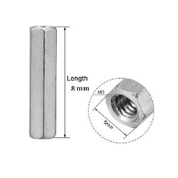 8mm FF-M3 اسپیسر فلزی