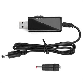 با نمایشگر USB TO 9V/12V کابل افزاینده ولتاژ