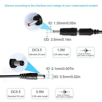 با نمایشگر USB TO 9V/12V کابل افزاینده ولتاژ