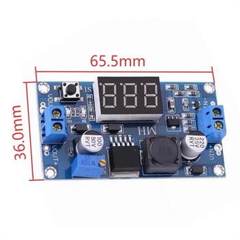 با نمایشگر XL6009 ماژول افزاینده ولتاژ