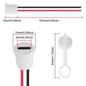 مهره خور مناسب تغذیه Type C  پورت پنلی 
