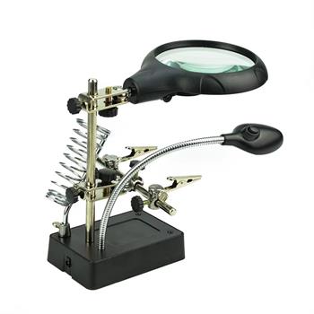 گیره مونتاژ ذره بین دار با پایه هویه